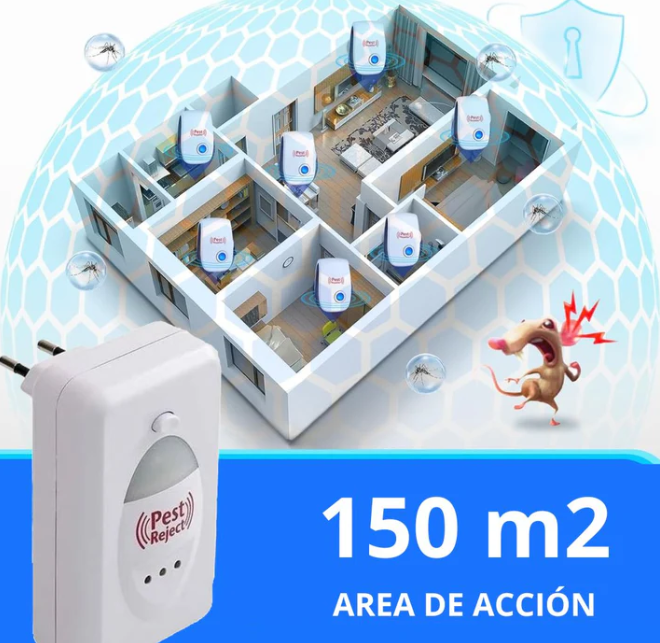 PestGuard Home™ – Repelente Ultrasónico de Insectos