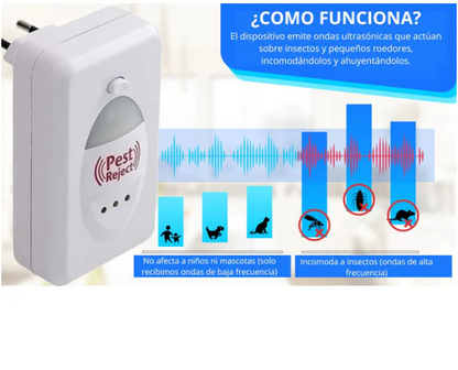 PestGuard Home™ – Repelente Ultrasónico de Insectos