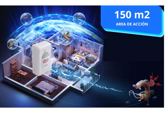 PestGuard Home™ – Repelente Ultrasónico de Insectos